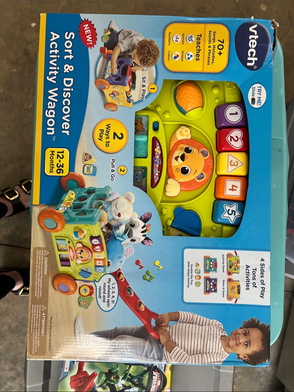 New in box-VTech Sort & Discover Activity Wagon - Bright Multicolor Learning Toy